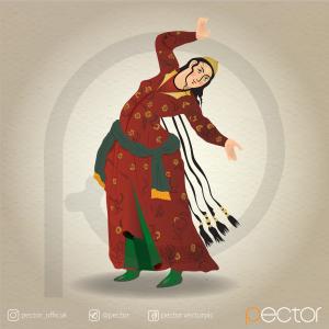 وکتور زن ایرانی